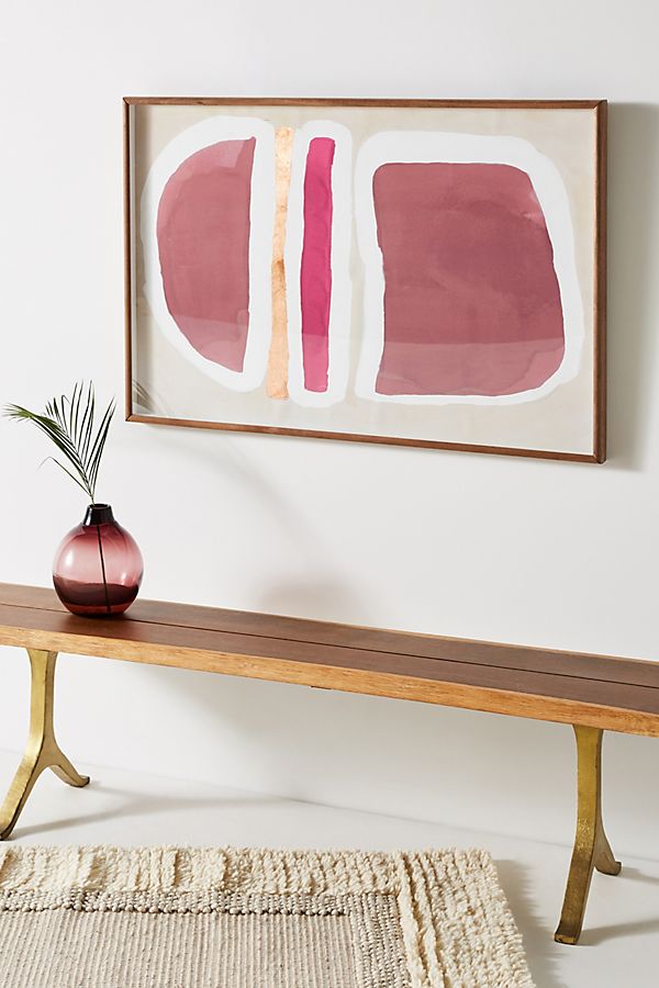 Slide View: 1: Rock and Ribbon Wall Art