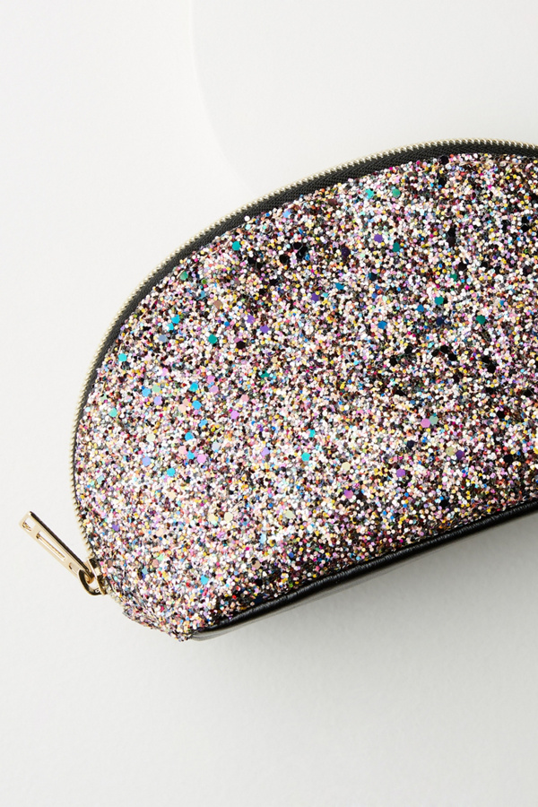 Glitter cosmetic bag