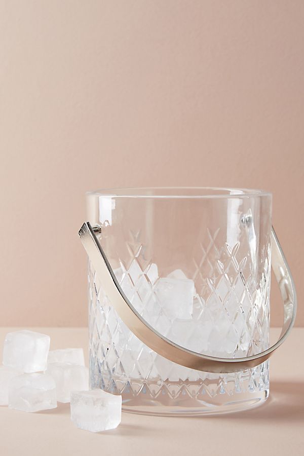 Slide View: 1: Soho Home Barwell Cut Crystal Ice Bucket