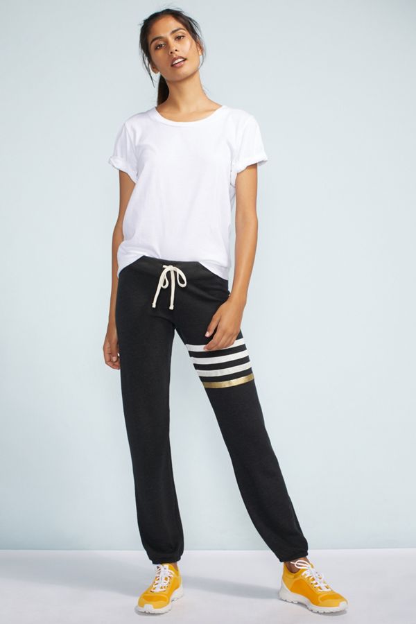 striped joggers womens