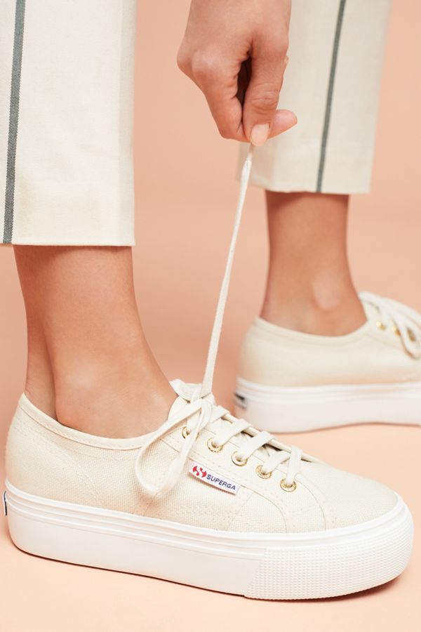 superga platform mule sneakers