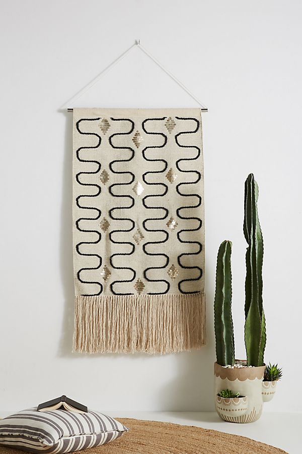 Slide View: 1: Solene Woven Wall Art