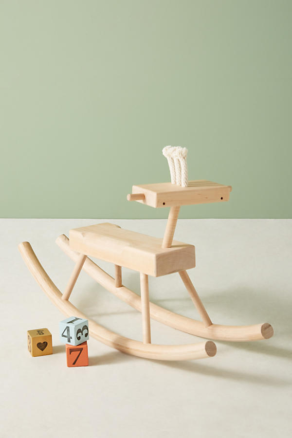 Slide View: 1: Robot Monkey Rocking Horse