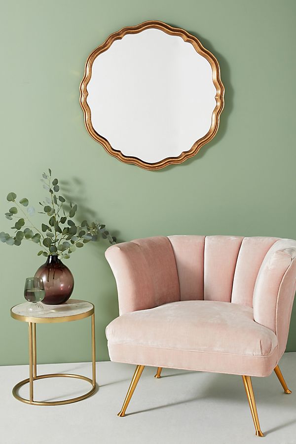 Slide View: 1: Colette Round Mirror