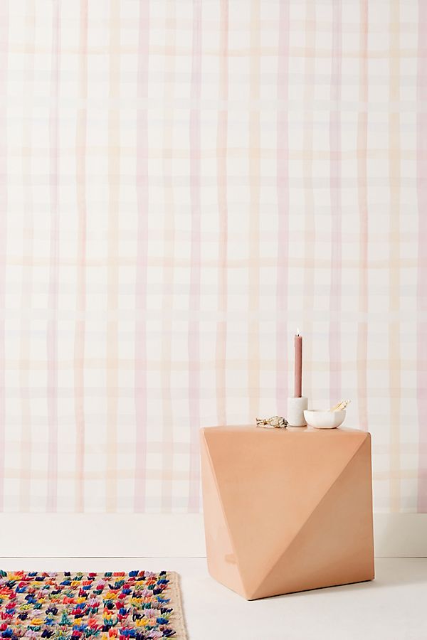 Slide View: 1: Maria Gingham Wallpaper