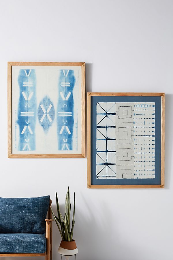 Slide View: 4: Shibori Wall Art