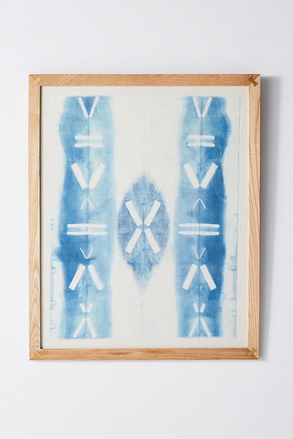 Slide View: 1: Shibori Wall Art