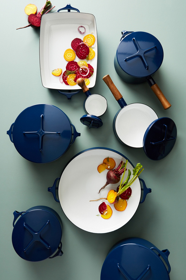 European cookware and cutlery as stylish as it is hard working.