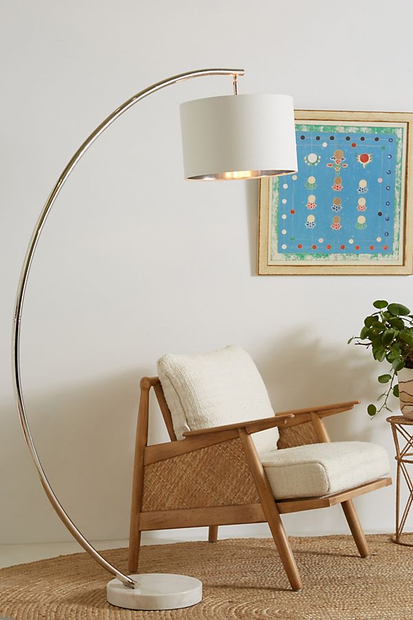 Slide View: 1: Demi-Arche Floor Lamp
