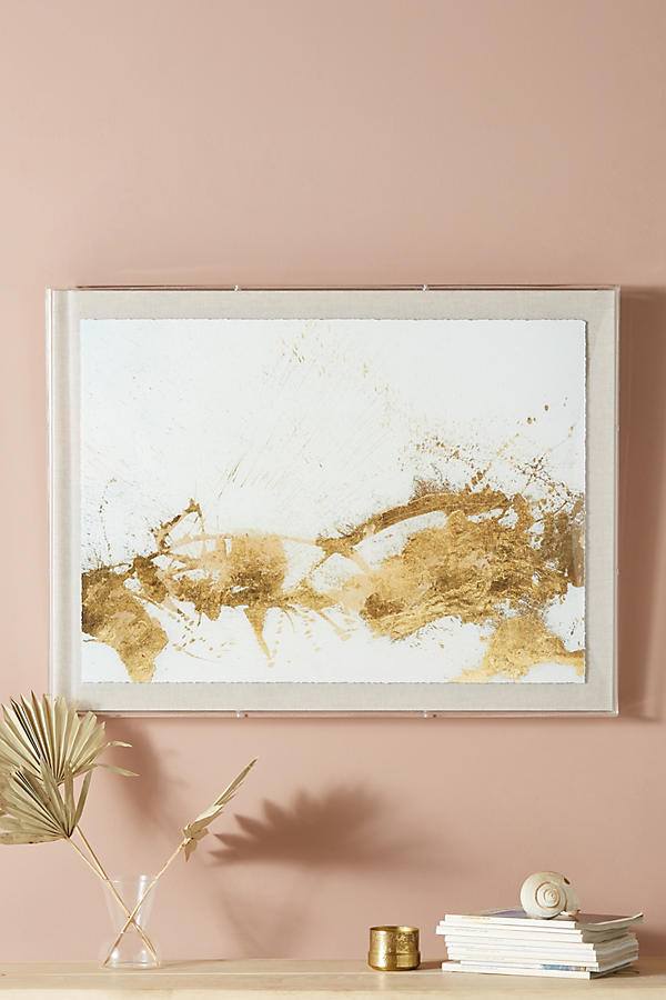 Slide View: 1: Goldscape Wall Art