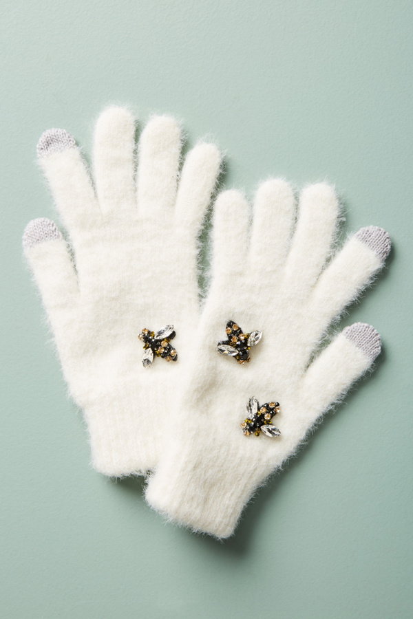 Bee Embellished Gloves