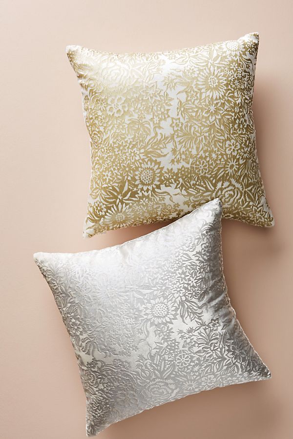 Slide View: 1: Kevin O'Brien Garland Velvet Pillow