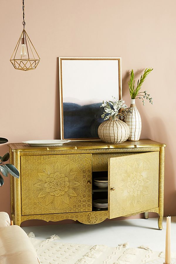 Slide View: 1: Hand-Embossed Buffet