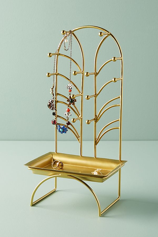 Slide View: 1: Art Nouveau Jewelry Stand