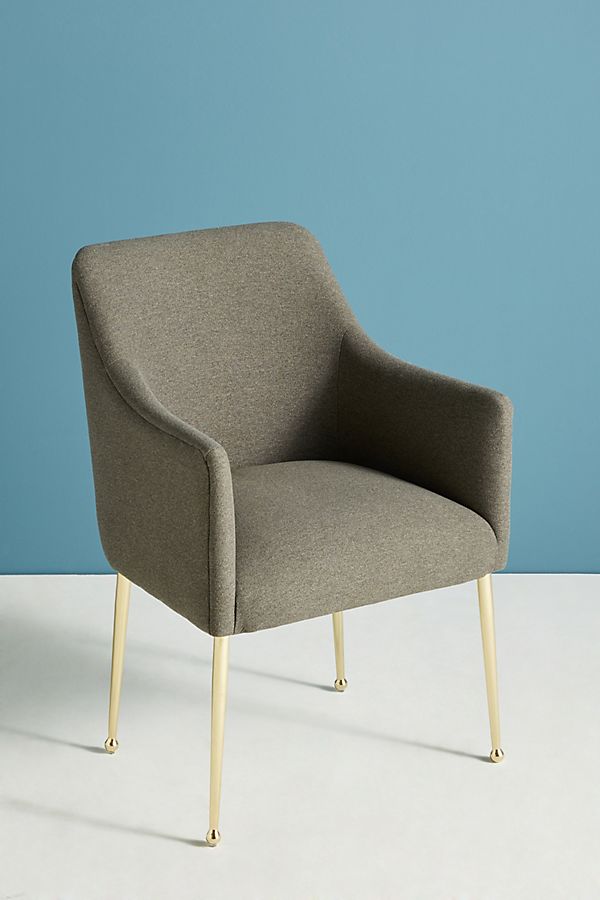 Slide View: 2: Performance Wool Elowen Dining Armchair