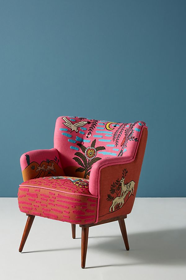 Slide View: 1: Imagined World Accent Chair