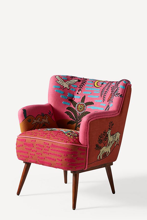 Slide View: 1: Imagined World Accent Chair
