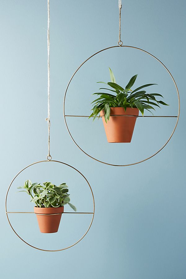Slide View: 1: Hanging Geo Planter