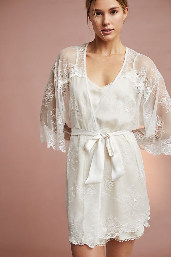 Slide View: 1: Eberjey Aurora Coquette Robe