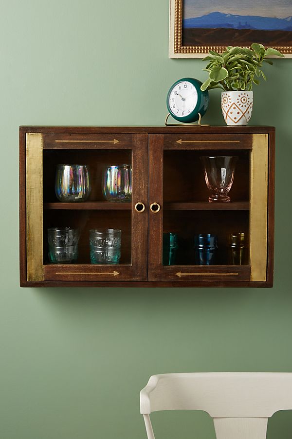 Slide View: 1: Brass Arrow Cabinet