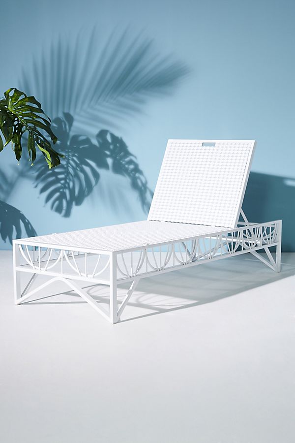 Slide View: 1: Poolside Indoor/Outdoor Lounge Chair
