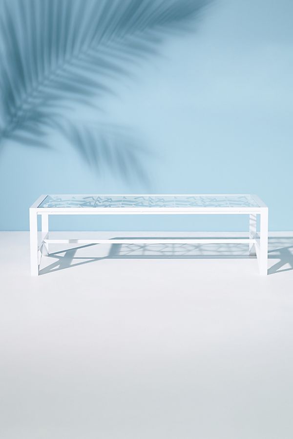 Slide View: 1: Poolside Indoor/Outdoor Coffee Table