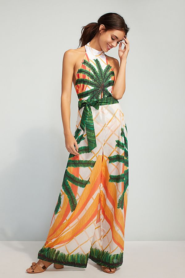 Slide View: 1: Agua De Coco Palm Tree Wide-Legs