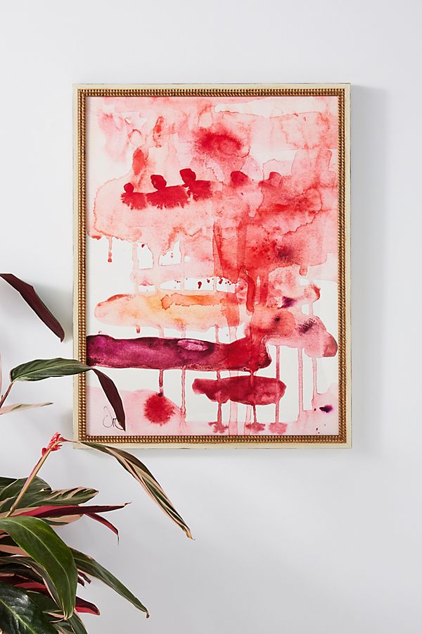 Slide View: 1: Red Tears Wall Art