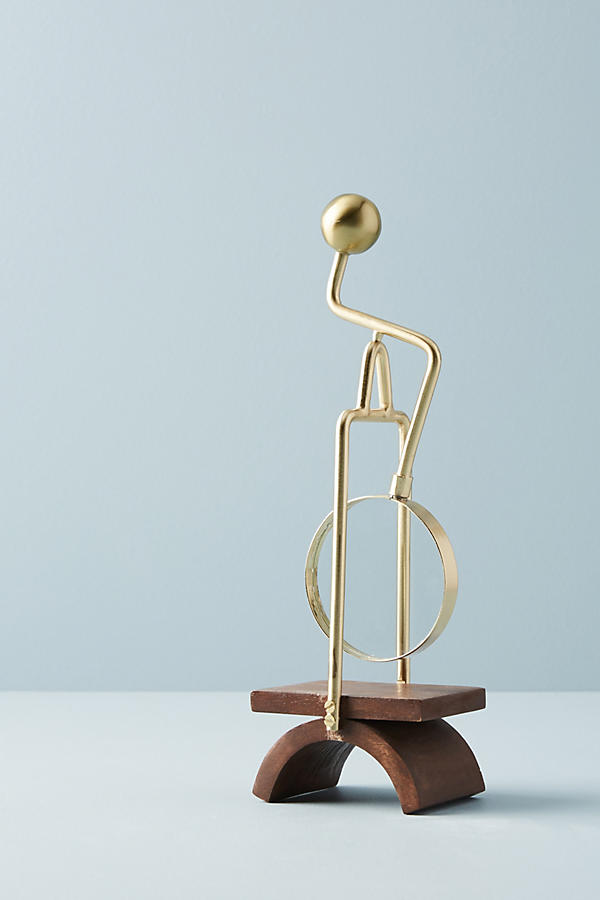 Slide View: 1: Antiqued Magnifying Glass