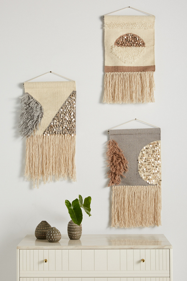 Lucy Fringed Wall Hanging Anthropologie