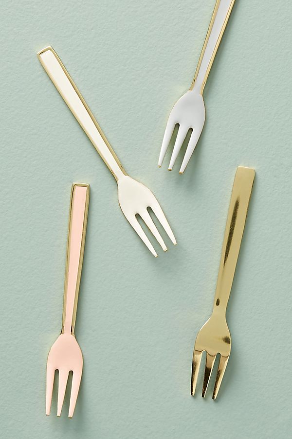 Slide View: 2: Horizon Appetizer Forks, Set of 4