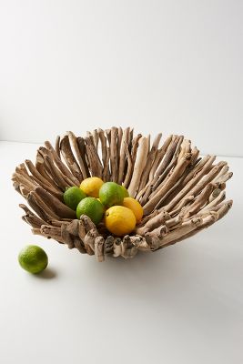 Driftwood Decorative Bowl Anthropologie   45093432 014 B