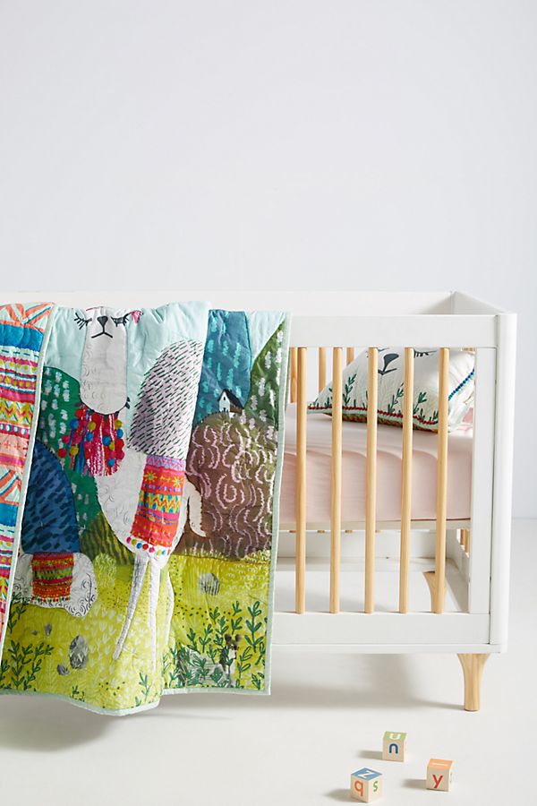 Slide View: 1: Little Llama Kids Quilt