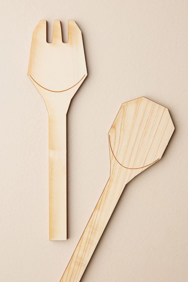 te+te Hinoki Cypress Wood Serving Spoon-Making Kit | Anthropologie