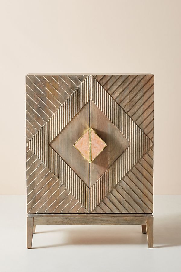 Slide View: 1: Handcarved Samuel Cabinet