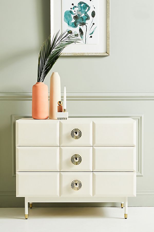 Slide View: 1: Huxley Three-Drawer Dresser