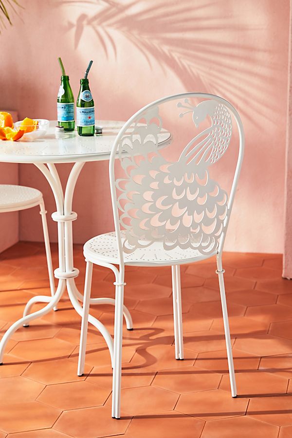 Slide View: 1: Betsy Peacock Indoor/Outdoor Bistro Chair