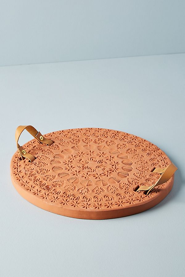 Slide View: 1: Pressed Terracotta Tray
