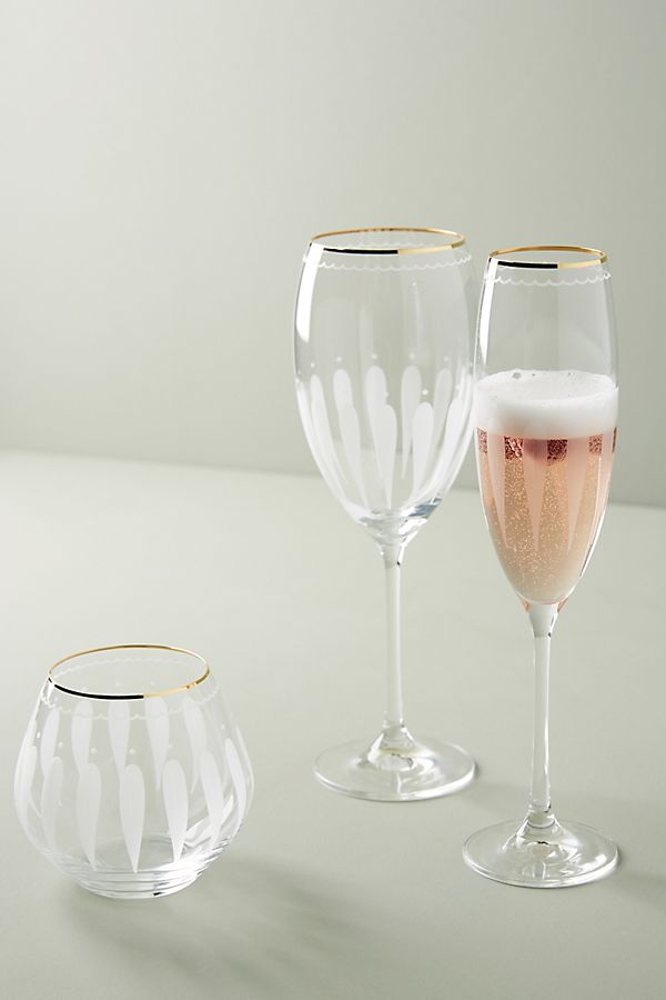 Slide View: 3: Odele Stemless Wine Glasses, Set of 4
