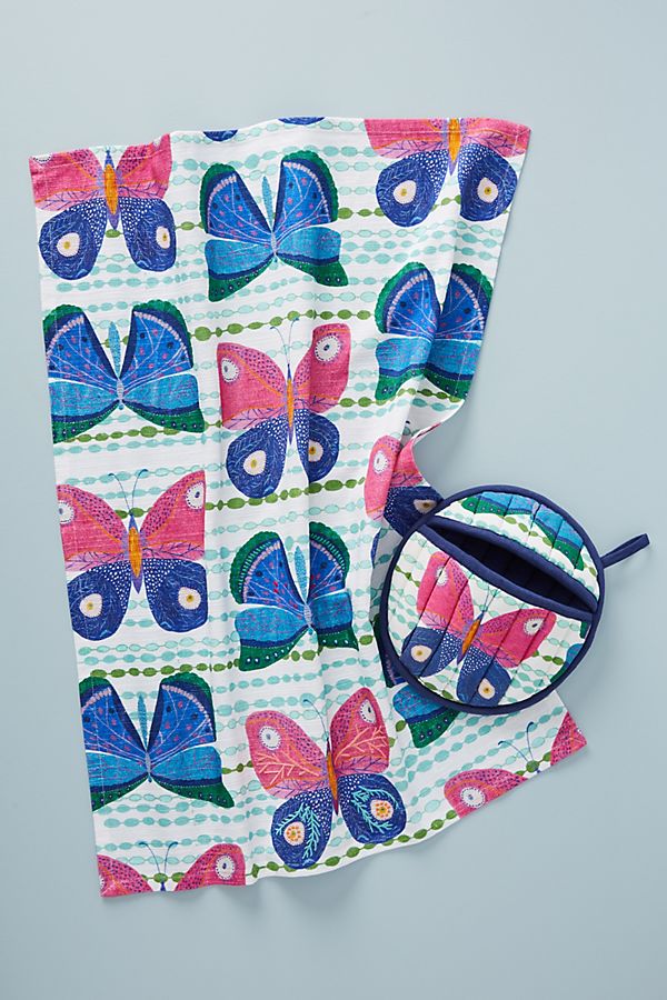 Slide View: 2: Paule Marrot Butterfly Oven Mitt