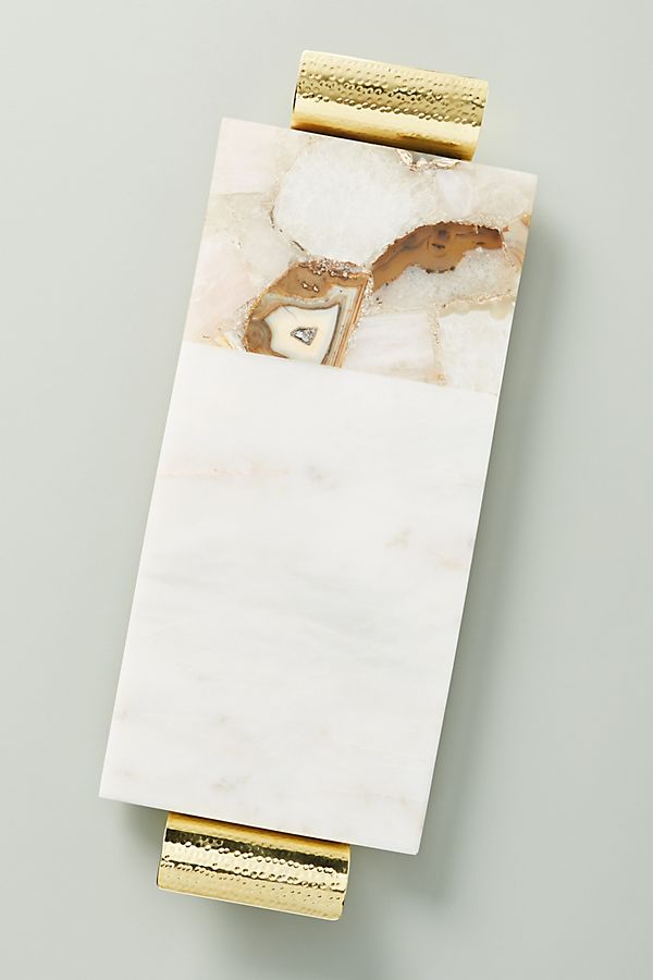 Slide View: 1: Morgan Agate Cheese Board
