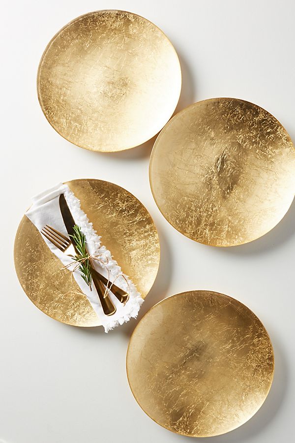 Slide View: 1: Reign Dinner Plates, Set of 4