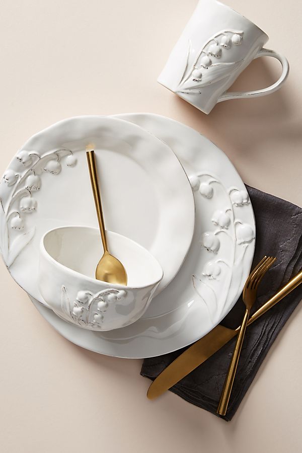 Slide View: 2: Katerina Dinner Plates, Set of 4