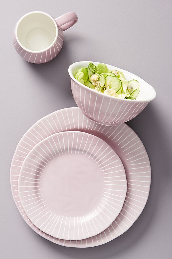 Slide View: 1: Violette Dinner Plates, Set of 4