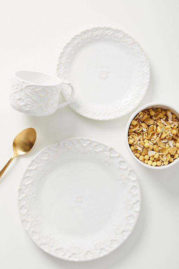 Slide View: 1: Rashida Dinner Plates, Set of 4