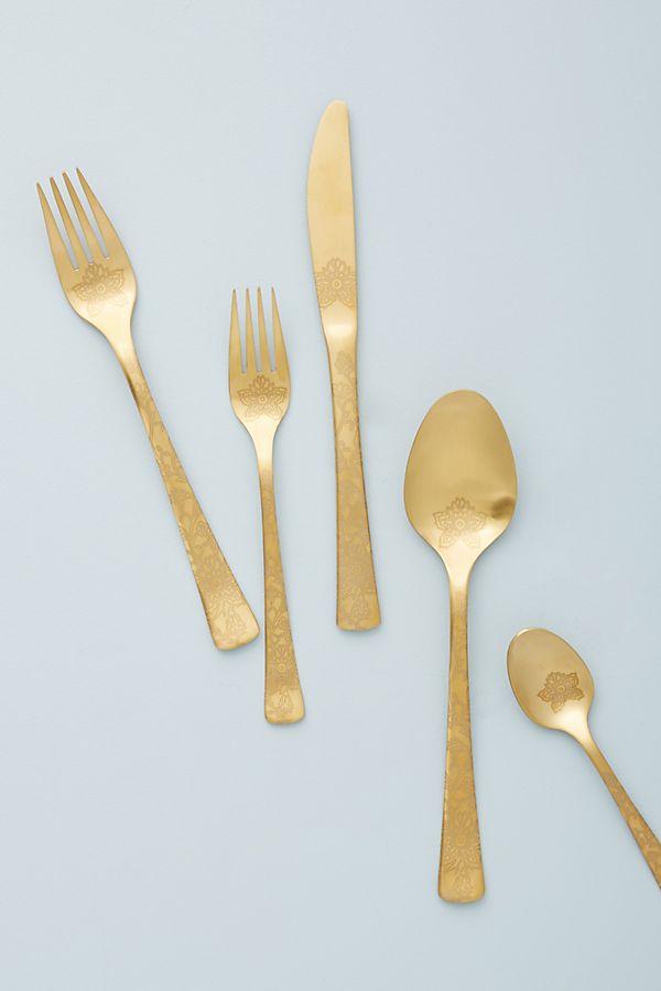 Slide View: 1: Lotus Flatware