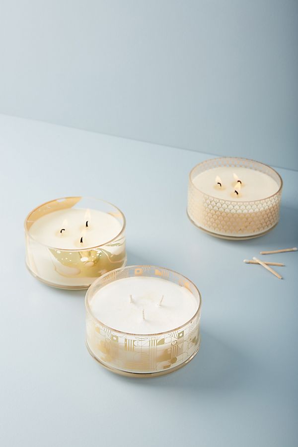 Slide View: 2: Candlefish Decaled Candle
