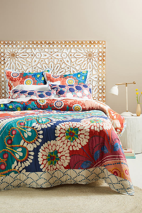 ANTHROPOLOGIE TAHLA QUILT BY ANTHROPOLOGIE IN ASSORTED SIZE FULL,45405843AA