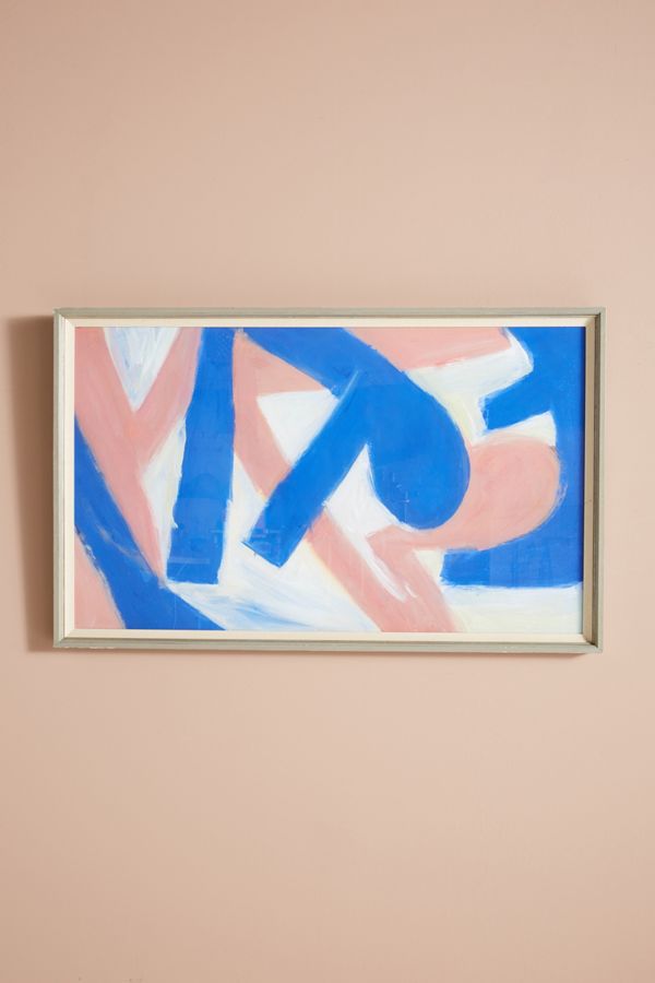Blush and Blue Wall Art Anthropologie