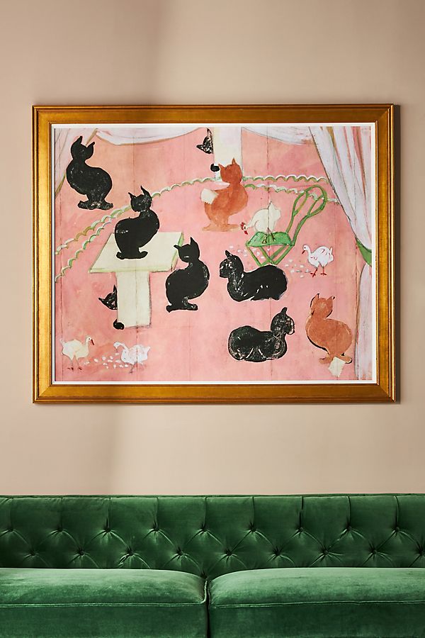 Slide View: 1: Cats Wall Art